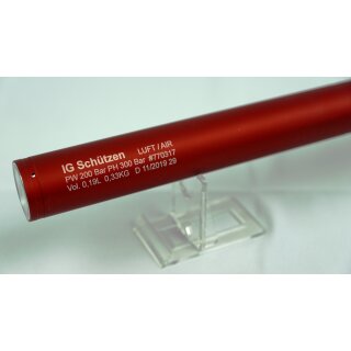 IGS Pressluftkartuschen fr Gewehr Walther 43 cm (Auflage) rot