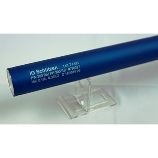 IGS-Pressluftkartusche fr Pistole Feinwerkbau 190 mm blau
