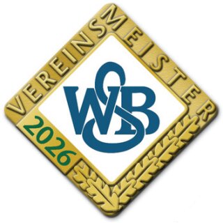 Vereinsmeisternadel 2026 Gold